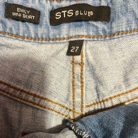 STS Blue Emily Mini Skirt Sz 27 - Picture 5 of 7